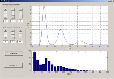 The Matlab window to calculate structure of the waves