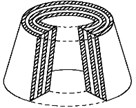 Examples of multilayer elastomeric structures