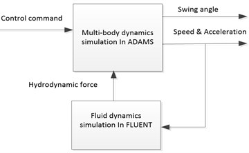Structure of the simulation and calculation