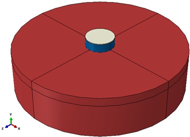 a) Circular tank 3D model and b) Cubic tank 3D model