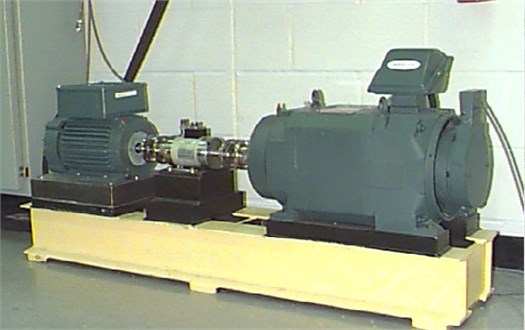The picture of the test stand