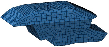 The grid model of sound field in car