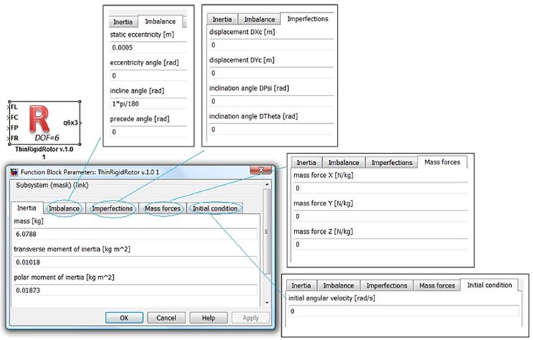 Expanded pop-up menu of thin rotor block