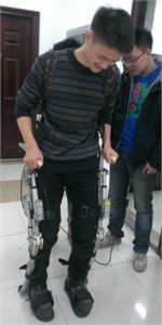 The first version of the lower limb exoskeleton