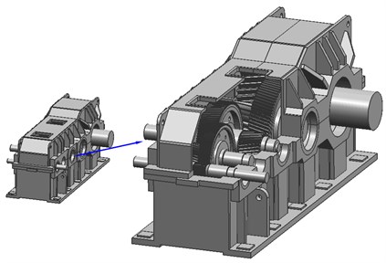 The finite element model of gear system
