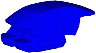 Finite element model of the acoustic cavity