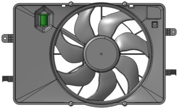 Cooling fan module model