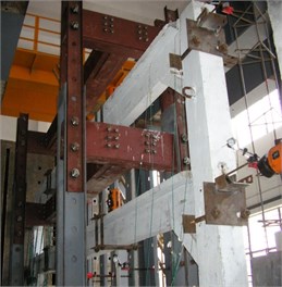 Test in the structural laboratory