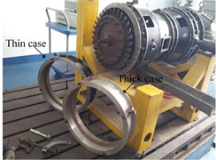 Pro installed  thick wall turbine casing