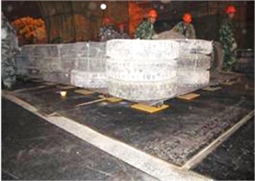 The composite protection system of collapsing vibration of the viaduct