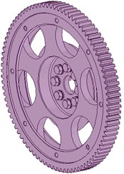 The different structure of flywheel