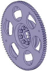 The different structure of flywheel