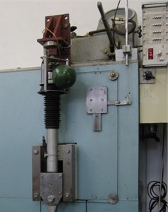 View of laboratory test stand and hydraulic pump