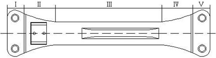 Diagram of the flexible beam