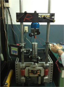 Experiment apparatus for test of MR damper