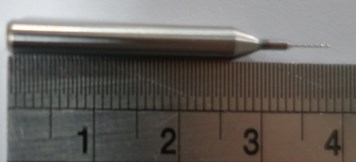 A typical micro drill (cm)