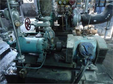 Photograph of boiler feed pump