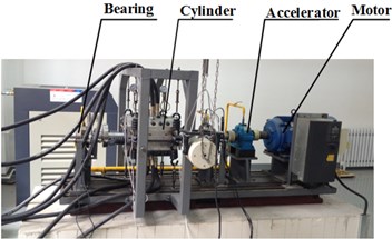 Schematic diagram of the seal test rig