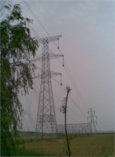 SZ21-type tangent transmission tower  in Liaoning province, China