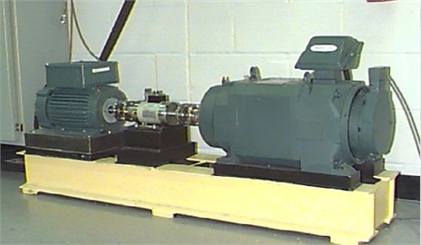Bearing test-rig for the experiment