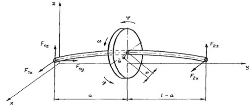 The rotor-shaft model