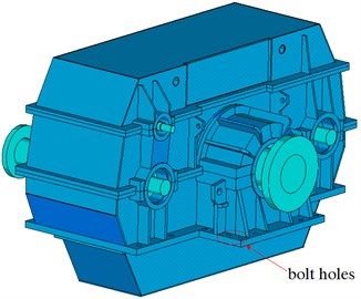 Rigid model of GVW gear system