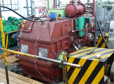 The test site of radiation noise of marine gearbox