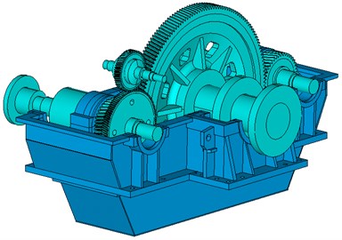 Rigid model of GVW gear system