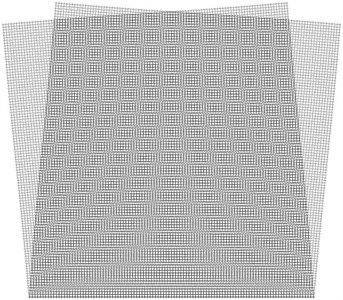 Superimposed stroboscopic geometric  moiré image when the gap width is i= 2