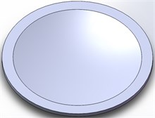 Solid model of the diaphragm