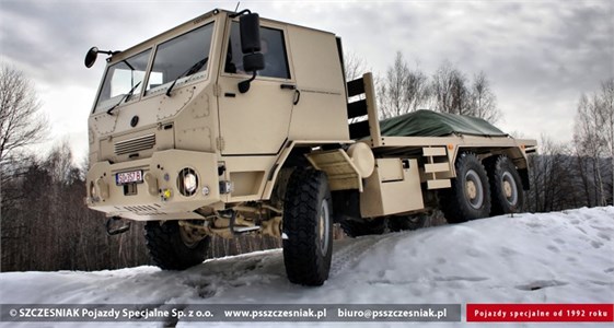 Sample special-purpose vehicle intended for fire brigades [23]