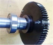 The input fault position of gears