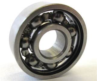 a) The deep groove ball bearing 608Z and b) its model [7]