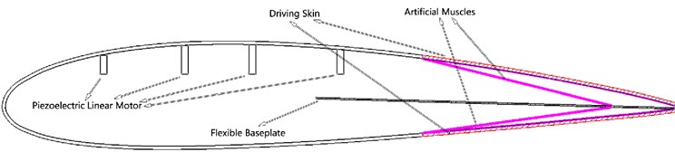 Conceptual design of the adaptive variable camber compliant wing