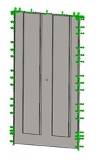 Concept of the elevator cabin panels structure