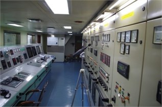 Schematic layout of the microphones inside the shipboard cabin