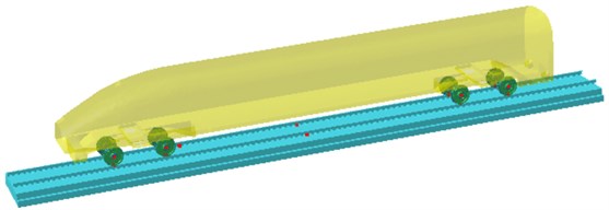 Boundary element model of wheel-rail coupling vibration