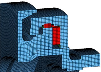 Finite element models of TBM main structures
