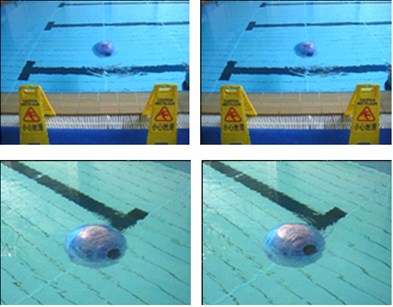 Underwater motion picture of BYSQ-3