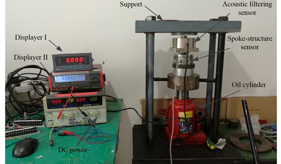 The calibration experiment of acoustic filtering sensor