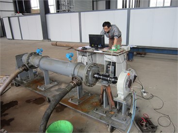 Testing bench of ten-stage turbines