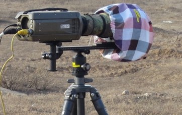 High-speed photography test system