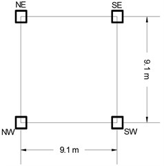 Elevation and plan of the equivalent SD models