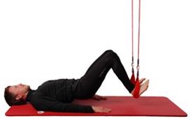 Exercises with Redcord equipment.