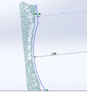 CAD model of worm and wheel by reverse engineering techniques
