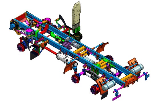 Frame of the special-purpose vehicle (KPWM) [15]