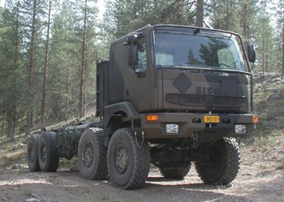 Military trucks – Finland’s defence force (Saurus, SISU) [6, 7]