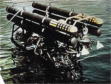 Cable-controlled undersea recovery  vehicle CURV