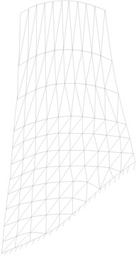 Finite element model of blade