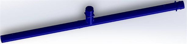 3D CAD design of the duct